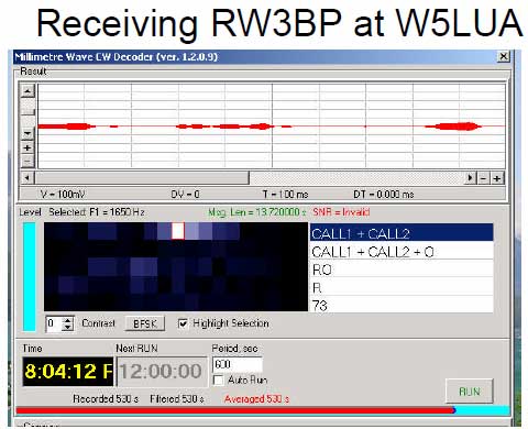 Receiving RW3BP at W5LUA
